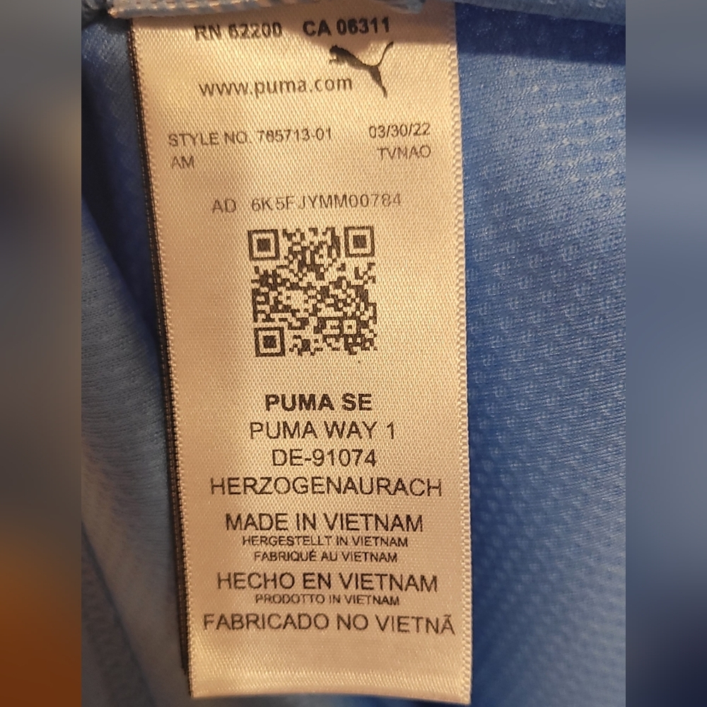 Boys 22/23 Manchester City Home Jersey - Picture 8 of 8